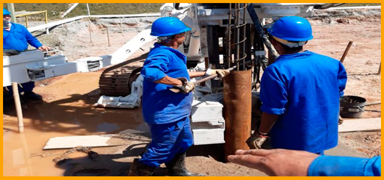 Estaca Raiz, solução de fundação e geotecnia da MAF Fundações. Estaca argamassada 